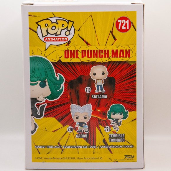 Funko Pop Animation One Punch Man Terrible Tornado #721 (GUC) - Picture 6 of 9